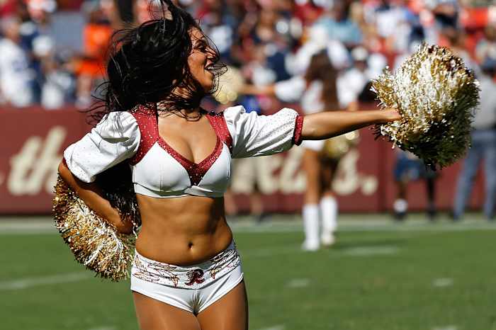 Redskins Cheerleaders | Geoff Burke - USA Today Sports